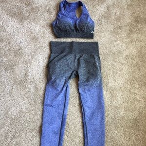 Gymshark ombré legging set